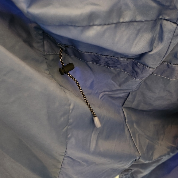 Columbia Lightweight Blue Hooded Auroras Wake Raincoat/Jacket Womens SZ 1X - Picture 13 of 16